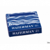 Naboje Waterman niebieskie mini (6 sztuk) S0110950