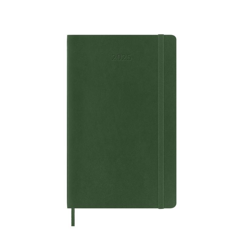 Kalendarz dzienny MOLESKINE 2025, 12M, L, miękka oprawa, 13x21cm, myrtle green