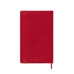 Kalendarz dzienny MOLESKINE 2025, 12M, L, miękka oprawa, 13x21cm, scarlet red