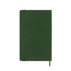 Kalendarz dzienny MOLESKINE 2025, 12M, L, twarda oprawa, 13x21cm, myrtle green