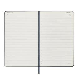 Kalendarz dzienny MOLESKINE 2025, 12M, L, twarda oprawa, 13x21cm, sapphire blue