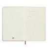 Kalendarz dzienny MOLESKINE 2025, 12M, L, twarda oprawa, 13x21cm, scarlet red