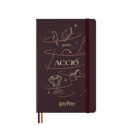 Kalendarz dzienny MOLESKINE 2025, 12M, L, Harry Potter Accio, edycja limitowana, 13x21cm