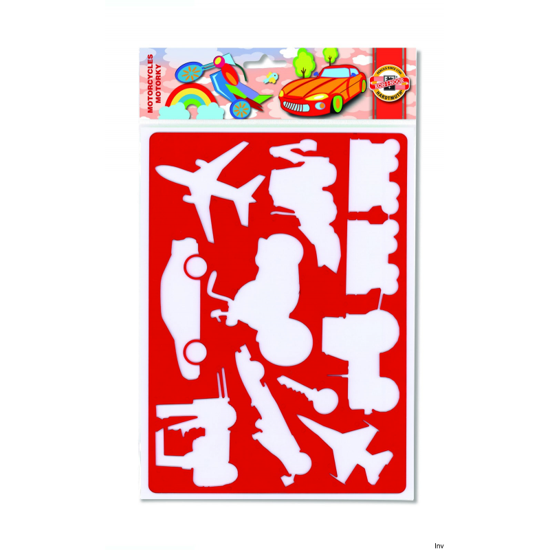 Szablon MOTORCYCLE-POJAZDY 9820009 Koh-i-noor do projektowania motocykli