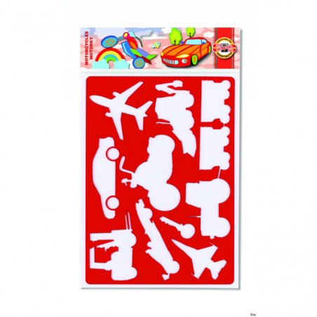 Szablon MOTORCYCLE-POJAZDY 9820009 Koh-i-noor do projektowania motocykli