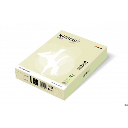 Papier xero Maestro Color A4 80 g wanilia 250 arkuszy
