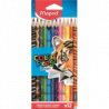 Kredki trójkątne Color'Peps Animals 12 kolorów Maped