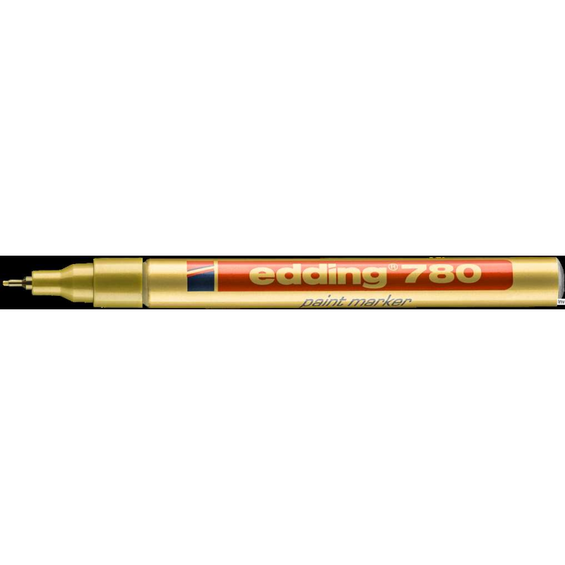 Marker olejowy Edding 780 0.8 złoty z okrągłą końcówką