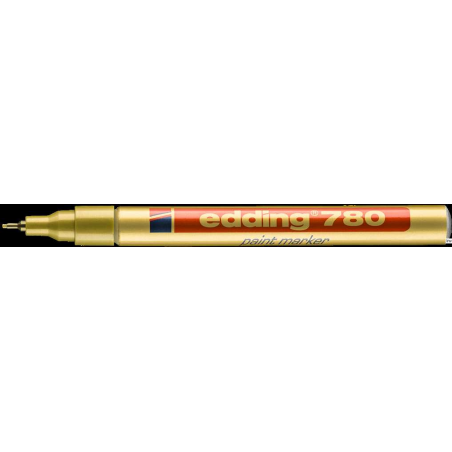 Marker olejowy Edding 780 0.8 złoty z okrągłą końcówką