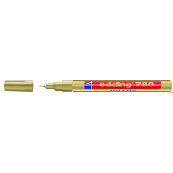Marker olejowy Edding 780 0.8 złoty z okrągłą końcówką