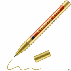 Marker olejowy Edding 780 0.8 złoty z okrągłą końcówką