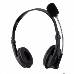 Słuchawki z mikrofonem czarne PRESTO EH115 ESPERANZA