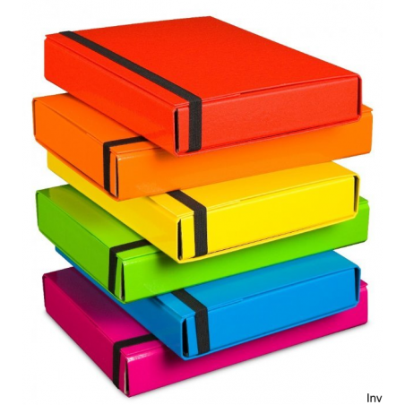 Teczka BOX CARIBIC jasnozielona 5 cm VauPe