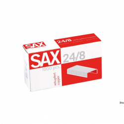 Zszywki Sax 24/8 miedziane,...