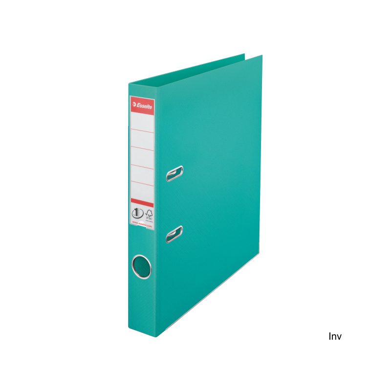 Segregator A4 50 mm turkusowy z mechanizmem No.1 Esselte