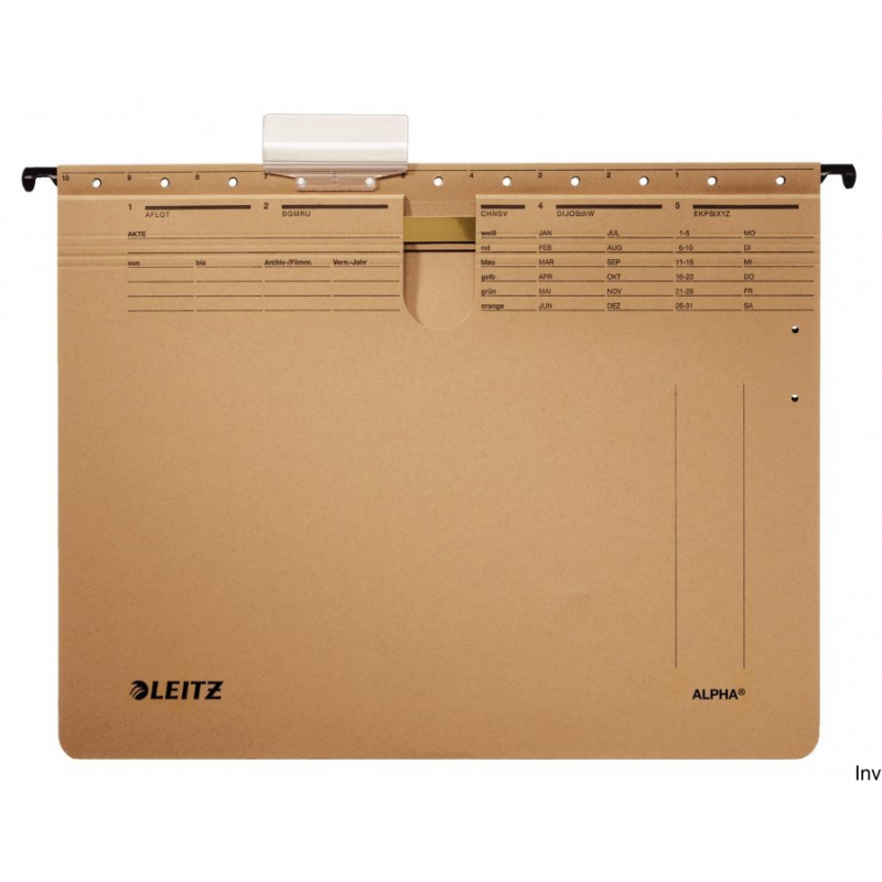 Leitz Skoroszyt zawieszany ALPHA siarczanowy A4 250 gsm 1 sztuka
