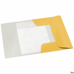 Teczka kartonowa z gumką Leitz Cosy, A4, żółta 30020019 - 3