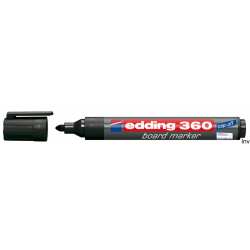 Edding Marker 360 do tablic czarny z okrągłą końcówką