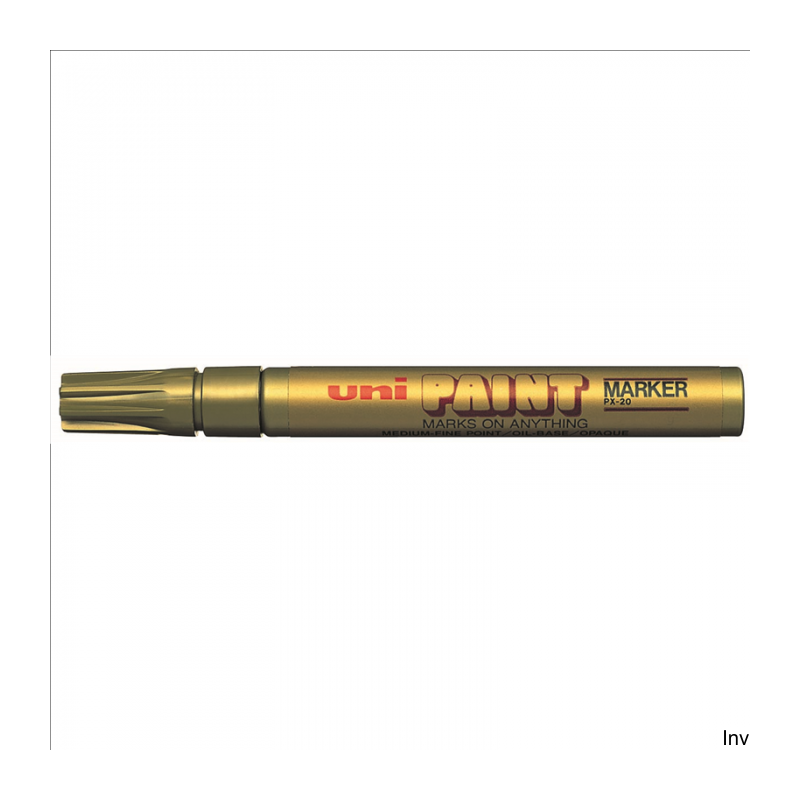 Marker olejowy UNI PX-20 błyszczący złoty 2,2-2,8 mm do różnych powierzchni