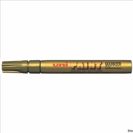 Marker olejowy UNI PX-20 błyszczący złoty 2,2-2,8 mm do różnych powierzchni