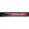 Edding Foliopis 300-1 czarny, końcówka okrągła, niezmywalny marker do różnych powierzchni