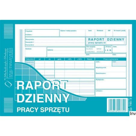 790-3 Raport dzien.pr.sprz.A5 MICHALCZYK I PROKOP