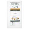 Torebki spożywcze SARANTIS, HDPE, 14x4x26cm, 1000 szt., transparentne