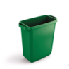 Pojemnik prostokątny 60 l zielony Durable do odpadów i recyklingu z uchwytami 590 x 600 x 282 mm