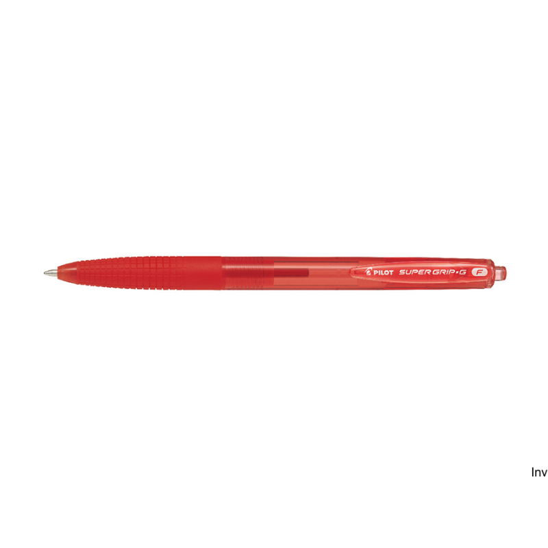 Długopis automatyczny olejowy Pilot Super Grip czerwony BPGG-8R-F-RR