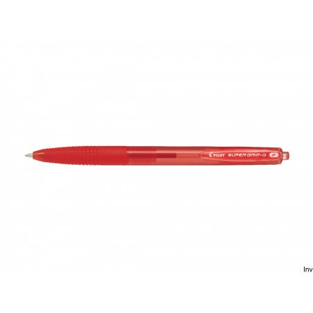 Długopis automatyczny olejowy Pilot Super Grip czerwony BPGG-8R-F-RR