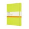 Notes MOLESKINE Classic XL (19x25cm), w linie, miękka oprawa, 192 strony, lemon green