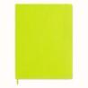 Notes MOLESKINE Classic XL (19x25cm), w linie, miękka oprawa, 192 strony, lemon green