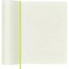Notes MOLESKINE Classic XL (19x25cm), w linie, miękka oprawa, 192 strony, lemon green