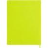 Notes MOLESKINE Classic XL (19x25cm), w linie, miękka oprawa, 192 strony, lemon green