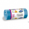 Worki na śmieci z uszami 120L 20 sztuk niebieskie HD-LD Stella