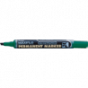 Marker permanentny Pentel MAXIFLO NLF60 zielony ścięty z tłoczkiem, grubość końcówki 2,0-4,5 mm, długość linii 1100 m