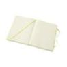 Notes MOLESKINE Classic XL (19x25cm), w linie, twarda oprawa, 192 strony, lemon green