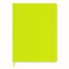 Notes MOLESKINE Classic XL (19x25cm), w linie, twarda oprawa, 192 strony, lemon green