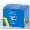 Kreda szkolna niepyląca kolorowa 100 sztuk mix Toma