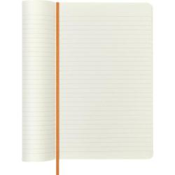 Notes MOLESKINE Pro Vege, synt. skóra węża, w linie, edycja limitowana, w pudełku, pomarańczowy