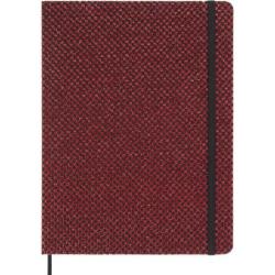 Zestaw kolekcjonerski MOLESKINE Shine, teczka + pióro wieczne Kaweco + niedatowany planer, metaliczny czerwony