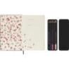 Zestaw MOLESKINE Sakura 2023, notatnik gładki L i zestaw ołówków