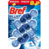 Bref Zawieszka WC BLUE AKTIV 3x50g z chlorowaniem i właściwościami barwiącymi