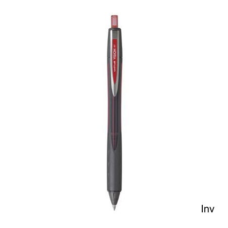 Pióro kulkowe Uni UBN-176 Vision Elite czerwone, płynny tusz pigmentowy, wymienny wkład 0,5 mm