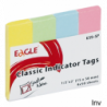 Zakładki indeksujące pastelowe 15x50mm 4 kolory po 50 sztuk Eagle