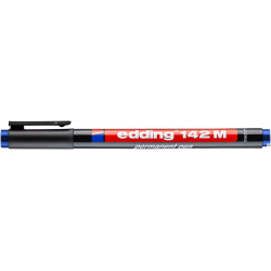 Edding Foliopis 1.0 niebieski marker OHP z okrągłą końcówką, szerokość linii 1 mm