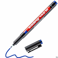 Edding Foliopis 1.0 niebieski marker OHP z okrągłą końcówką, szerokość linii 1 mm